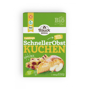 Schneller Obstkuchen Backmischung, gf