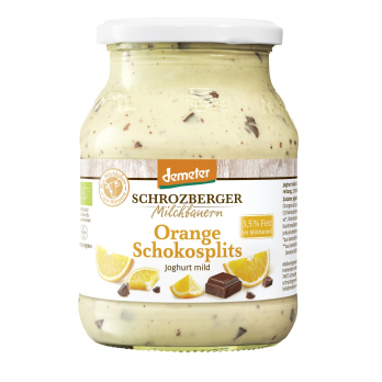 Herbstjoghurt Orange Schokosplits 3,5%