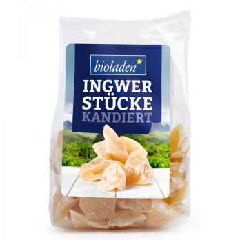 Ingwerstücke kandiert
