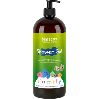 Duschgel FAMILY Wellness Moment Aloe Melissa