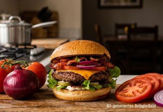 Deftiger Spicy Hamburger