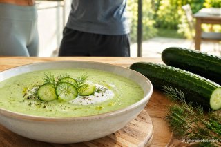 Kalte Gurkensuppe