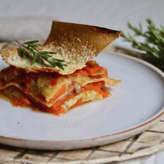 Gemüselasagne mit Muskatkürbis
