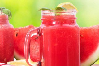 Melonen-Cocktail Pink Sunset