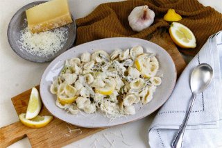 Pasta al Limone e Puntarelle