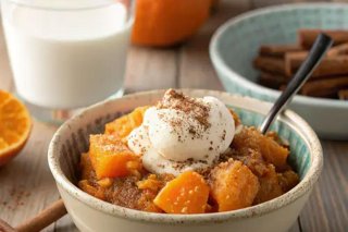 Süßkartoffel-Orangen-Dessert