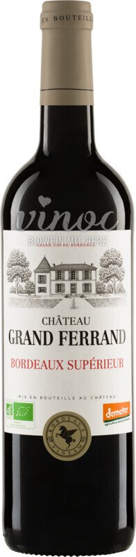 Bordeaux Supérieur Rouge (Château Grand Ferrand) | Wein aus Frankreich |  Wein, Sekt & Cidre | Getränke | Produkte | Gemüsekiste - bio. vielfalt.