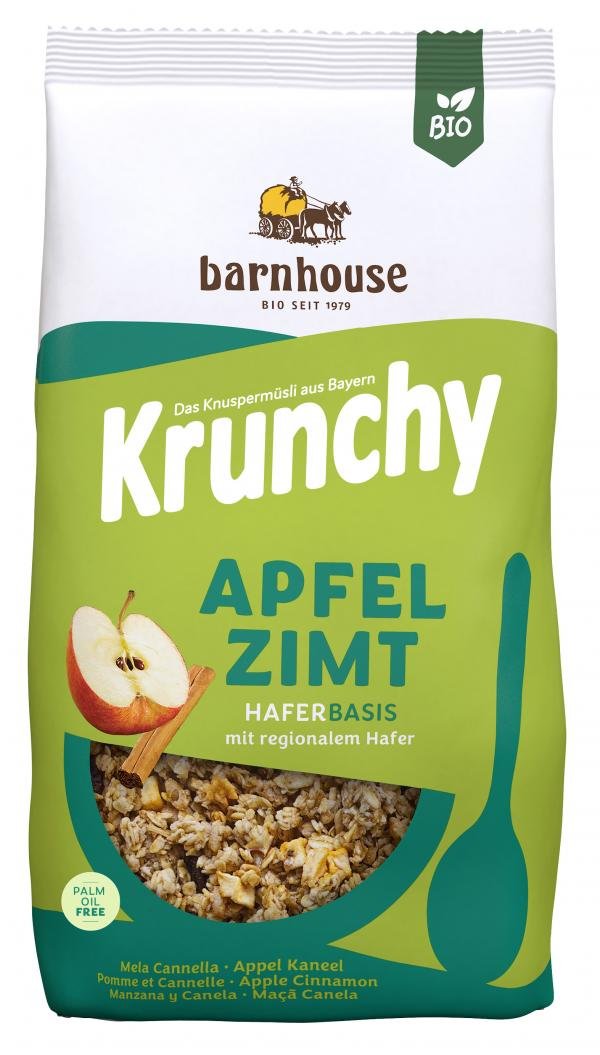 Krunchy Apfel Zimt | Müsli -Mischungen | Müsli, Flocken &amp; Crunchy ...