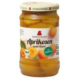Aprikosen, halbe Frucht im Glas