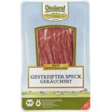 Speck gestreift in Scheiben (Ökoland)