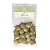 Griech. Oliven mit Knoblauch gefüllt, Beutel