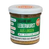 Leberwurst mit Röstzwiebeln - vegane Art