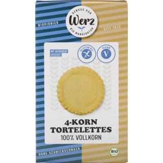 Tortelettes - 4 Korn Vollkorn - 6 Stück