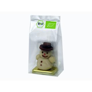 Schneemann aus Marzipan