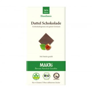 Dattelschokolade Haselnuss 56%