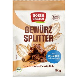 Gewürz Splitter, Vollmilchschokolade