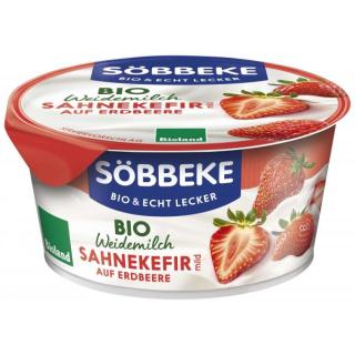 Sahne - Kefir Erdbeere