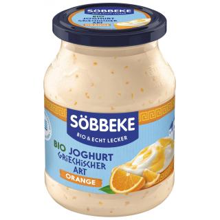 Joghurt griechischer Art Orange 7,5% im Glas