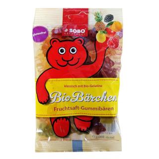 Bio-Fruchtgummibärchen mit Bio-Gelatine