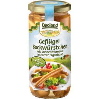 Geflügel Bockwürstchen im Glas