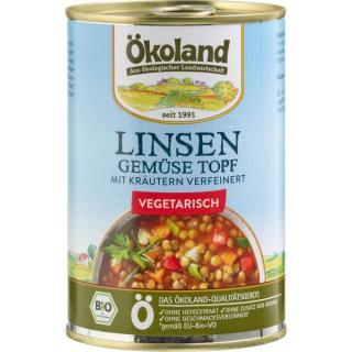 Linsen-Gemüse-Topf, vegetarisch