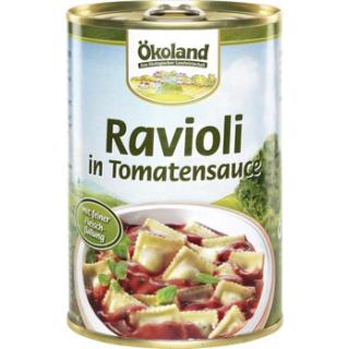 Ravioli in Tomatensauce Dose