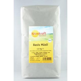 Basis Müsli 1,5 kg im Papierbeutel