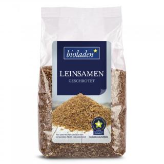 Leinsamen geschrotet