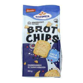 Brot-Chips mit Salz & Pfeffer