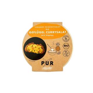 Geflügelsalat mit Curry, vegan (PUR)