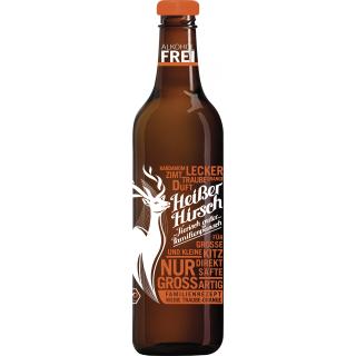Heißer Hirsch, alkoholfreier Punsch, orange