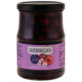 Sauerkirschen entsteint, Glas (560 g)