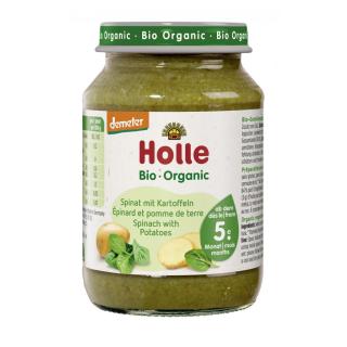 Spinat mit Kartoffeln (Holle)