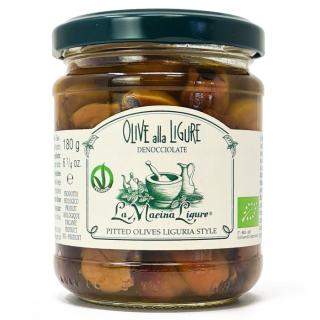 Olive alla Ligure entst. in Öl "Leccino&Peranzana"