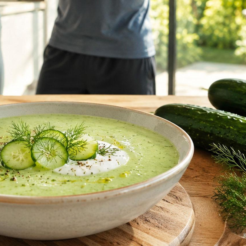 Kalte Gurkensuppe