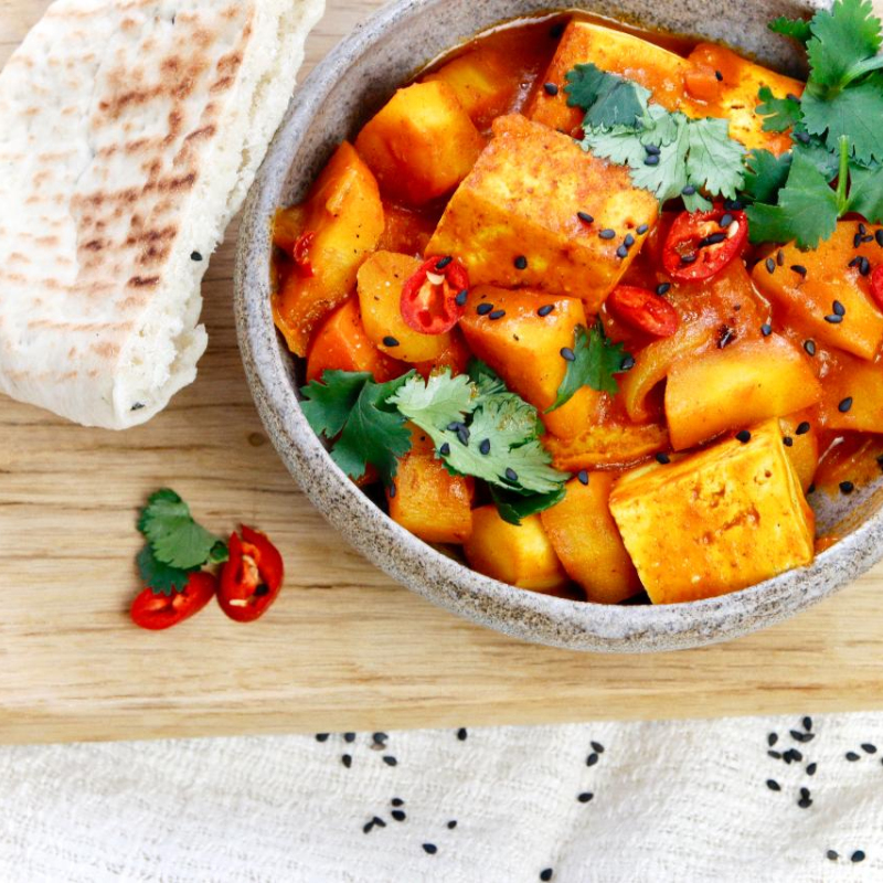 Tikka Masala mit Pastinake & Tofu