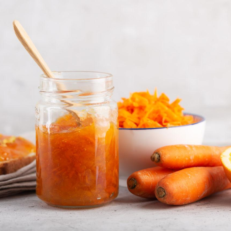 Osterhasen Marmelade mit Orange und Möhre