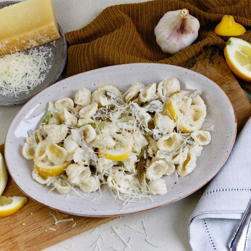 Pasta al Limone e Puntarelle