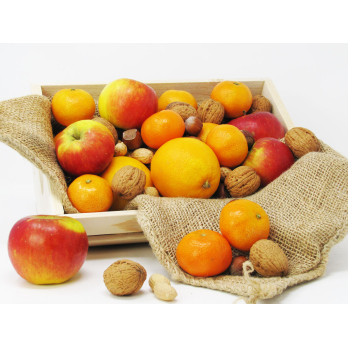 Nikolauskiste (Citrus + Nüsse)