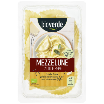 Mezzelune, Käse und schwarzer Pfeffer