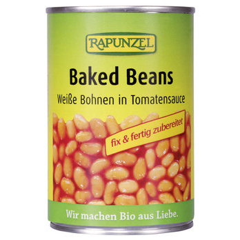 Baked Beans in der Dose, Weiße Bohnen in Tomatensauce