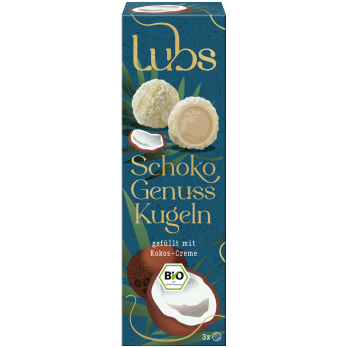 Schoko Genuss Kugeln mit Kokos Creme