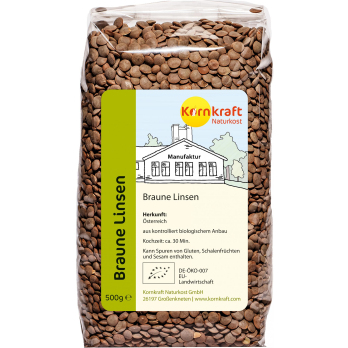 Linsen braun