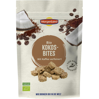 Kokos-Bites Kaffee