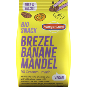 Snack Brezel Banane Mandel