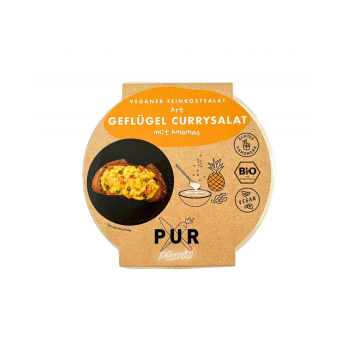 Geflügelsalat mit Curry, vegan (PUR)