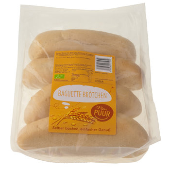 Baguette Brötchen, 4 Stk