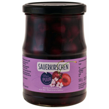 Sauerkirschen entsteint, Glas (560 g)