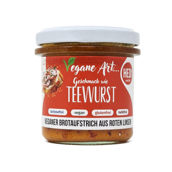 Teewurst mit feinen Zutaten - vegane Art