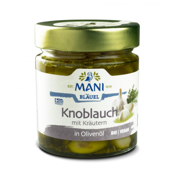 Knoblauch m.Kräutern in Olivenöl